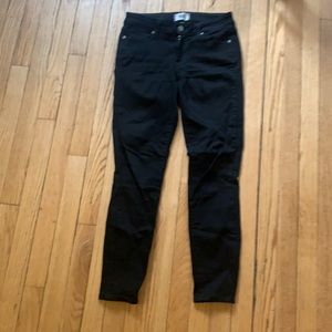 Paige black stretchy skinny jeans